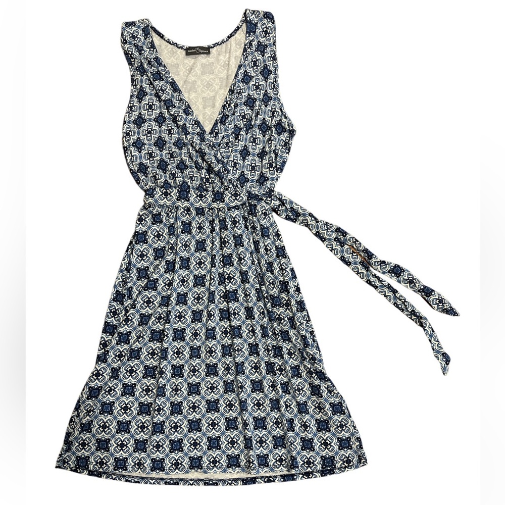 Market & spruce blue and white dress. S.